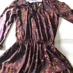 Show Me Your Mumu SIZE XS LACE UP CHEST ROMPER